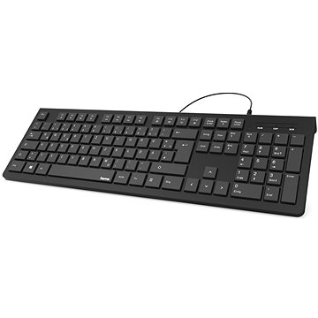 

Hama Billentyüzet "KC-200", Fekete USB (182681) - CZ/SK