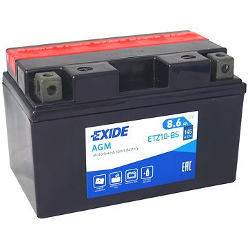 

EXIDE ETZ10-BS, 12V, 8.6Ah, 145A