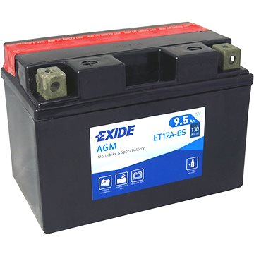 

EXIDE ET12A-BS, 12V, 9.5Ah, 130A