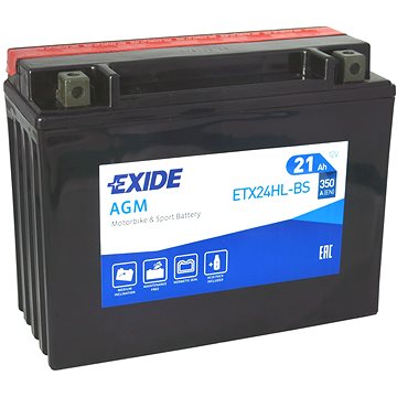 

EXIDE ETX24HL-BS, 12V, 21Ah, 350A