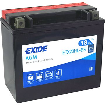 

EXIDE ETX20HL-BS, 12V, 18Ah, 270A