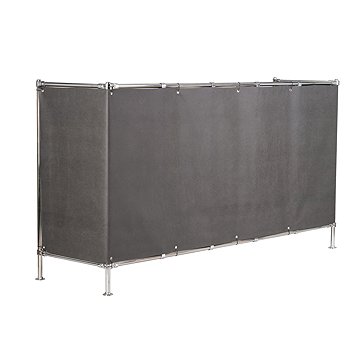 

MyBestHome Balkonová zástěna OSLO grafitová, výška 90 cm, šířka 300 cm