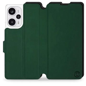 

Mobiwear Soft Touch flip pro Xiaomi Poco F5 - Zelené & Černé