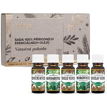 

Saloos Vánoční pohoda vonné oleje, 5× 10 ml