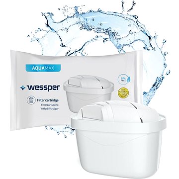 

Wessper AquaMax - filtrační patrona 1 ks (náhrada filtru Brita Maxtra)