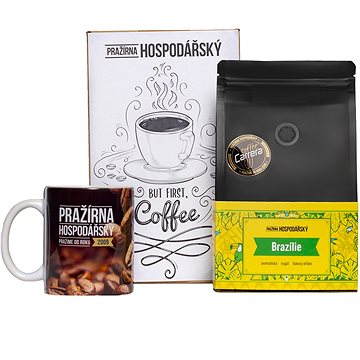 

Pražírna Hospodářský Dárkové balení kávy s hrnkem