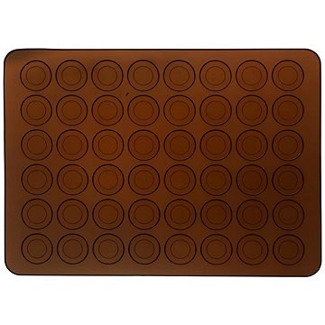 

Ruhhy 22025 Silikonová podložka na makronky 38 × 28 cm hnědá
