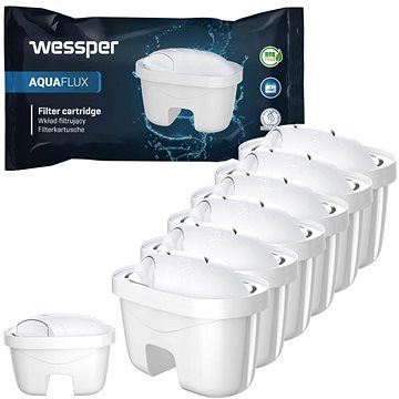 

Wessper AquaFlux Filtrační patrony 6 ks, náhrada filtru Laica Bi-Flux