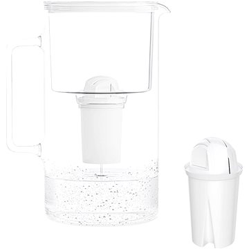 

Wessper Skleněná konvice AquaClassic D2 3,3 l, bílá + 1 filtr