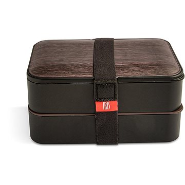 IRIS Barcelona Obědový Bento Box s příborem – dřevěná elegance