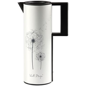 

Vialli Design Termoska na nápoje se skleněnou vložkou, 1 l, bílá, CORTO 8382