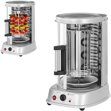 

Royal Catering RCGV-1400 Gril na kebab, gyros, zeleninu, vertikální, 3v1, 1500 W