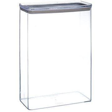 

5five Simply Smart Transparentní obdélníkový obal na potraviny s uzavřeným víkem, kapacita 4,3 l