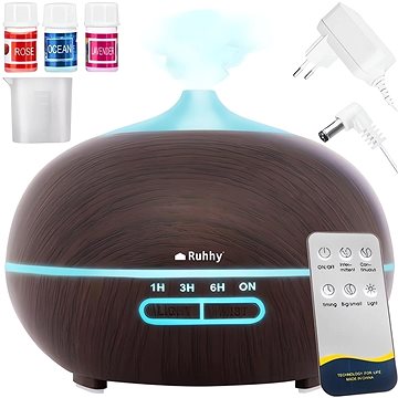 

Ruhhy 23509 Zvlhčovač vzduchu s ionizátorem 400 ml tmavě hnědý