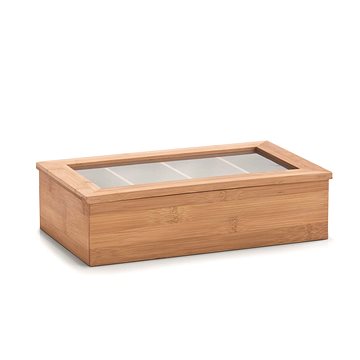 

ZELLER Úložný box na čajové sáčky bambus 33,5 × 20 × 9 cm