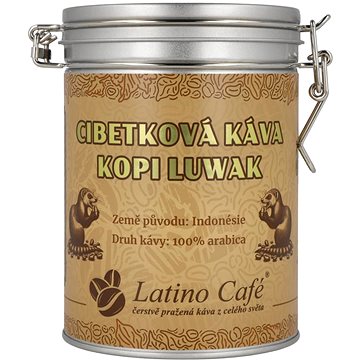 

Latino Café Cibetková káva Kopi Luwak v dóze 200 g