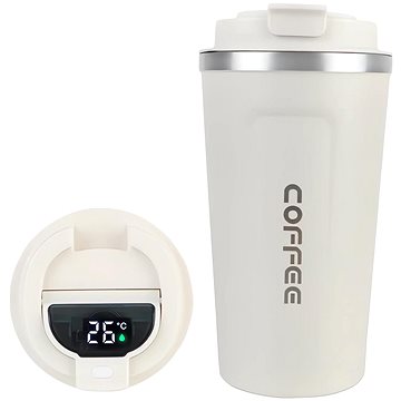 

Pronett XJ5295 Termohrnek s teploměrem LCD, 380 ml bílý