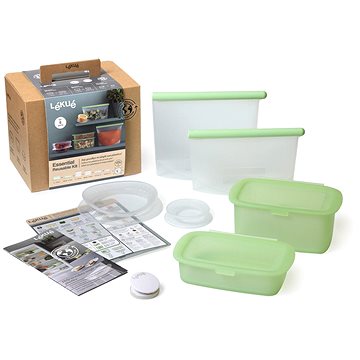 

Lékué Sada dóz na skladování potravin The Essential Reusable Kit