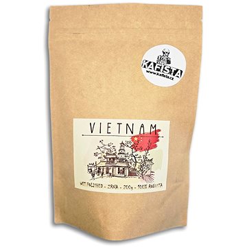 

Kafista Vietnam Zrnková káva, 100% Robusta, káva z Vietnamu, 200 g