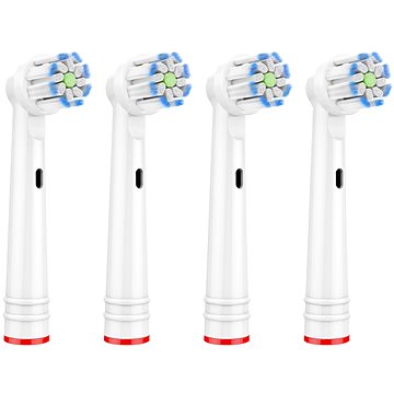 

KOMA NK16 Náhradní hlavice kompatibilní s kartáčky Braun Oral-B Sensi Ultrathin, 4 ks