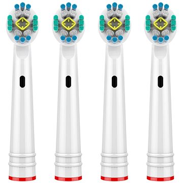 

KOMA NK14 Náhradní hlavice kompatibilní s kartáčky Braun Oral-B 3D White, 4 ks