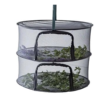 

Clever Grow Sušicí síť černá se zipem 2 patra