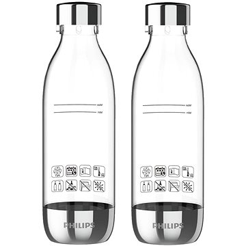

Philips Karbonizační lahev ADD919P2, 0,5 l (pro ADD5962BK) 2 ks