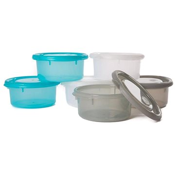 Bo Jungle Misky s víčky Bowls Blue/White/Grey 300 ml (6 ks)