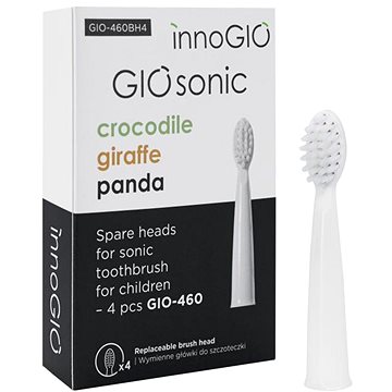 

InnoGIO Náhradní hlavice k sonickému kartáčku GIOSonic 4ks