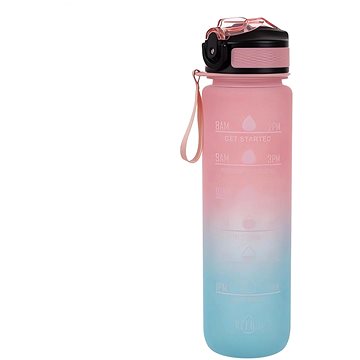 

Trizand 24497 Motivační láhev 1000 ml, modro růžová