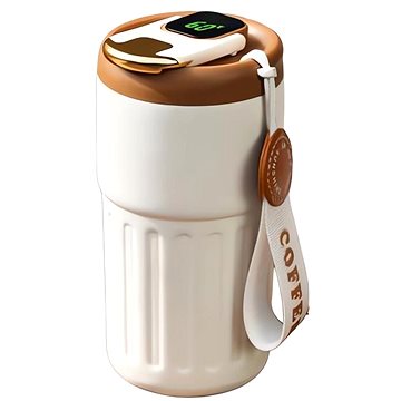 

AFF 4211 Termohrnek LCD Coffee 450 ml, bílý