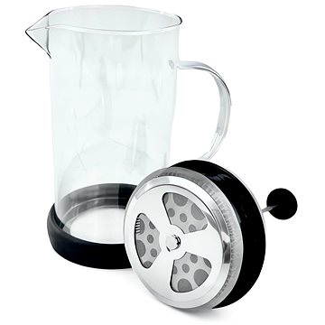 

GGV Konvice na kávu, čaj, French press, 1000 ml sklo a nerez