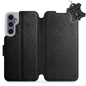 

Kožené Mobiwear flip pro Samsung Galaxy S23 FE - Černé - L_BLS