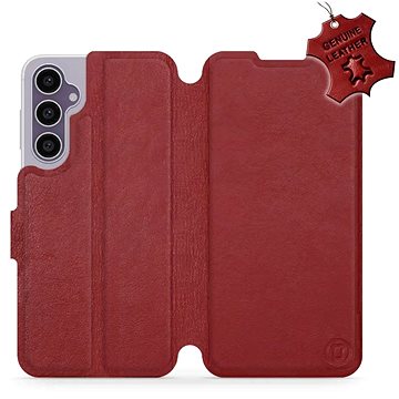 

Kožené Mobiwear flip pro Samsung Galaxy S23 FE - Tmavě červené - L_DRS
