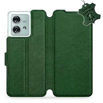 

Kožené Mobiwear flip pro Motorola Edge 40 Neo - Zelené - L_GRS