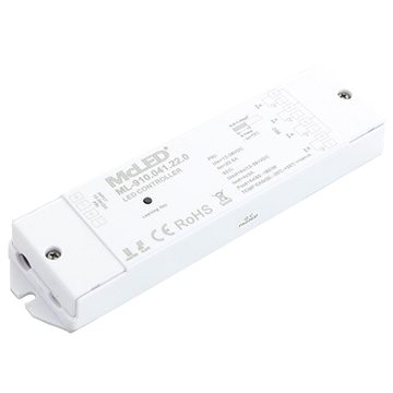 

McLED RF přijímač - řízení jasu, CCT, RGBW, 4 kanály, 4x 5A, 12-36V, IP65