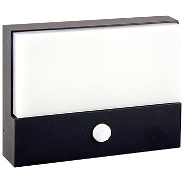 

McLED LED svítidlo Kerberos s pohybovým čidlem, 9W, 3000K, IP65, černá barva