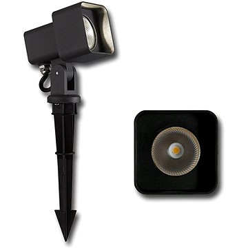 

McLED LED svítidlo Kira, 7W, 4000K, IP65, černá barva