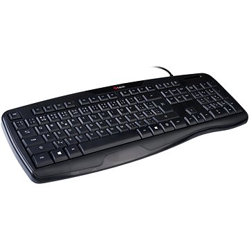 

C-TECH KB-107 USB ERGO, černá - CZ/SK