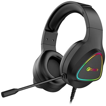 

C-TECH Midas GHS-17BK, RGB, černá