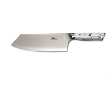 

MaceMaker WHITE STONE CLEAVER SanMai Damaškový Kuchyňský nůž