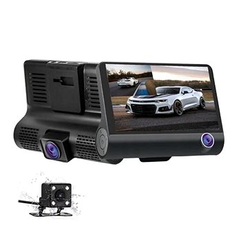 

Alum Kamera DVR do auta FHD 1080p, s couvací kamerou