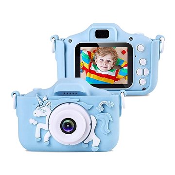 

Verk Multifunkční digitální fotoaparát pro děti 9 × 6 × 5 cm, modrý