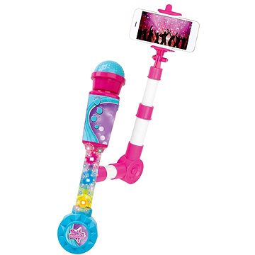 

MaDe Mikrofon na baterie se selfie tyčkou s možností připojení externího audiozařízení, 28 cm