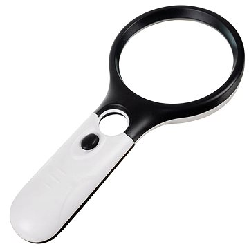 

Izoxis 22670 Lupa s LED podsvícením, 70 mm + 15 mm, 3× + 8×