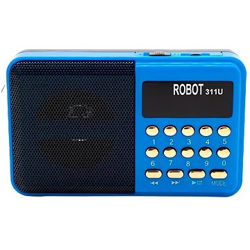 

PRONETT XJ5097 Mini kapesní rádio USB modré