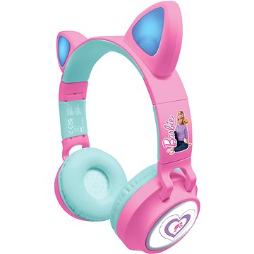 

Lexibook Bezdrátová sluchátka Barbie se svítícími kočičími oušky