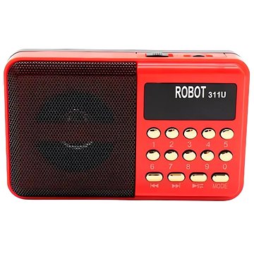 

PRONETT XJ5097 Mini kapesní rádio USB červené