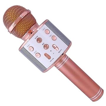

ALUM Bezdrátový karaoke mikrofon WS-858 rose gold