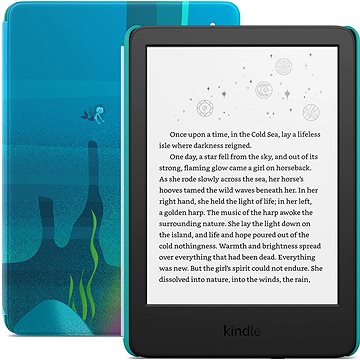 

Amazon New Kindle 2022 Kids 16GB Ocean Explorer (s reklamou)